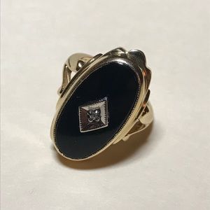 14k Onyx Ring